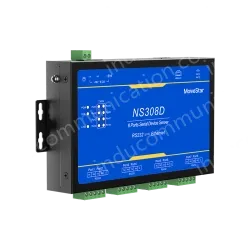 8 Ports RS232 Serial to 100M Ethernet Server