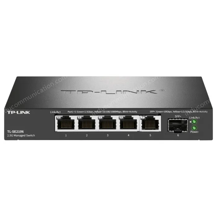 6 port 2.5G cloud management switches