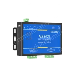 2 Ports RS485/422 Serial to 100M Ethernet Opto-isolated Server
