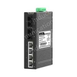 2 Ports 100M F(x) + 4 Ports 10/100M T(x) Din-Rail Unmanaged Industrial Ethernet Switch