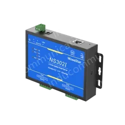 2 Ports RS485/422 Serial to 100M Ethernet Opto-isolated Server