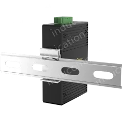 1 Port 100M F(x) + 2 Ports 10/100M T(x) Din Rail Industrial media converter