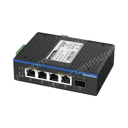 1 Port Gigabit SFP + 4 Ports Gigabit RJ45 Din-Rail Unmanaged Industrial Ethernet Switch