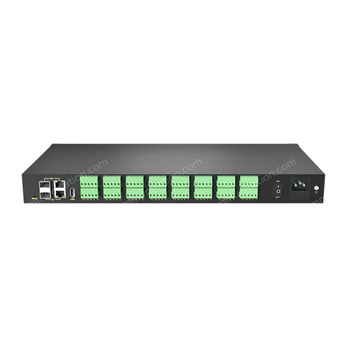 16 Ports RS485/422 Serial to 1000M Ethernet Opto-isolated Server