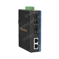 2 Ports 100M F(x) + 2 Ports 10/100M T(x) Din-Rail Unmanaged Industrial Ethernet Switch